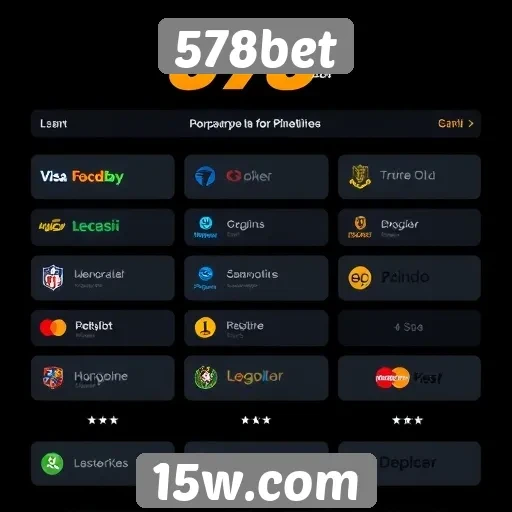 Opções de pagamento diversificadas no site 578bet